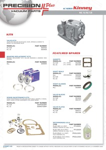 Bearing Replacement Kit, Kinney, Rotary Piston, Part# 809999