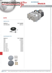 Maintenance Kit - Welch MP/MPC 301 Z & MP/MPC 601 E
