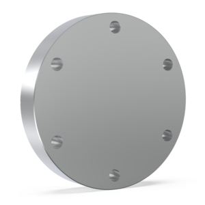 Blank Flange - non-rotatable tapped - St St DN 40 CF