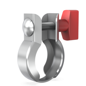Clamping Ring - St St NW10/16 (red wing nut), C10512401 Clamping Ring - St St NW10/16 (red wing nut), C10512401